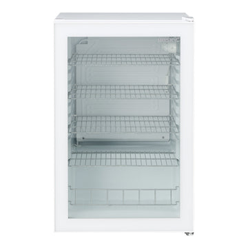 Husky 130L Indoor Bar Fridge With Anti-Condensation Glass Door in White (HUS130HDWH)