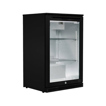 Husky 118L Single Door Alfresco Drinks Chiller With Anti-Condensation Glass Door In Black (ALF-C1-BLK-840)