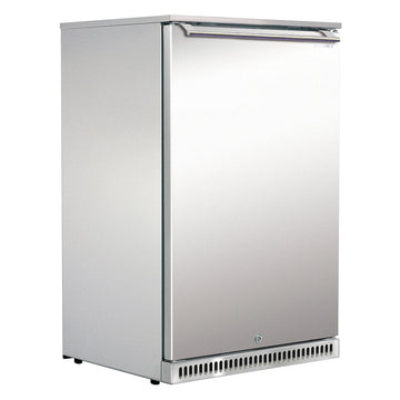 Husky 118L Single Solid Door Alfresco Outdoor Drinks Chiller in Stainless Steel (ALFC1SD840)