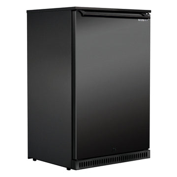 Husky 118L Single Solid Door Alfresco Outdoor Drinks Chiller in Black (ALFC1SDBLK840)