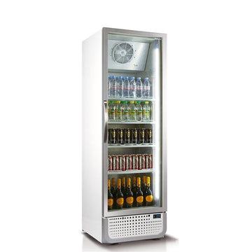 Husky 486L Single Glass Door Commercial Fridge in White (C5PRO-H-WH-AUHU)
