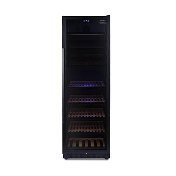 Husky Riserva 450L Dual Zone Freestanding Wine Fridge in Matt Black (HUSWS168DMBZY)