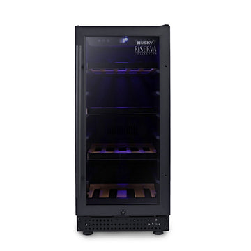 Husky Riserva 80L Single Zone Wine Fridge in Matt Black (HUSWS33SMBZY)