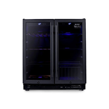 Husky Riserva Double Door Wine Fridge & Drinks Chiller in Matt Black (HUSWS66MBZY)