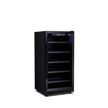 Husky Riserva 240L Dual Zone Freestanding Wine Fridge in Matt Black (HUSWS72DMBZY)