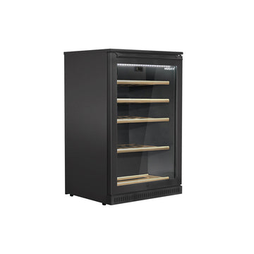 Husky Vino Pro Outdoor Wine Fridge With Anti-Condensation Door in Black (HUSWSALFC1BK)