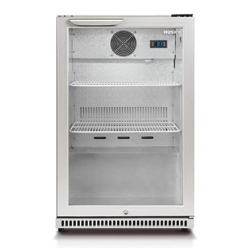 118L Drinks Chiller in Silver - Factory Seconds (HUS-C1-840)